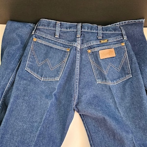 Vintage 80's Men's Wrangler Jeans Cowboy 30 x 36 - Wrangler Rodeo Jeans image 1