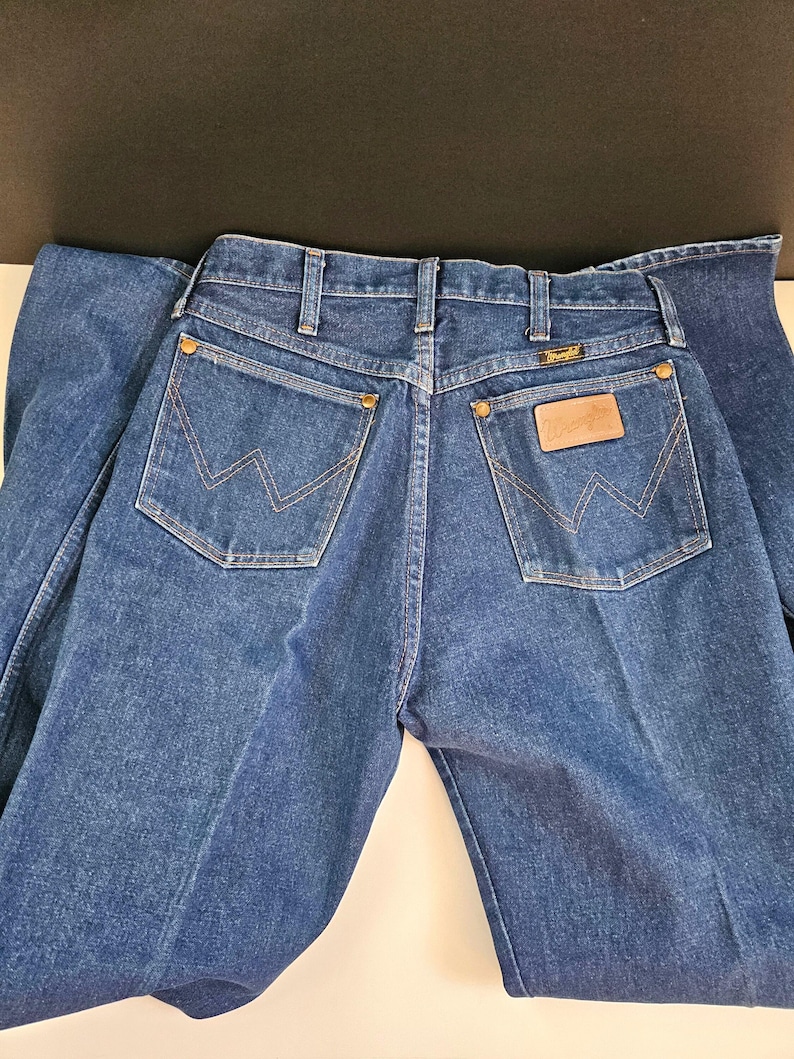 Vintage 80's Men's Wrangler Jeans Cowboy 30 x 36 - Wrangler Rodeo Jeans image 1