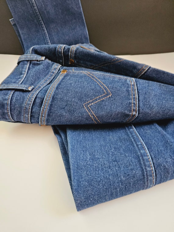 Vintage 80's Men's Wrangler Jeans Cowboy 30 x 36 … - image 2