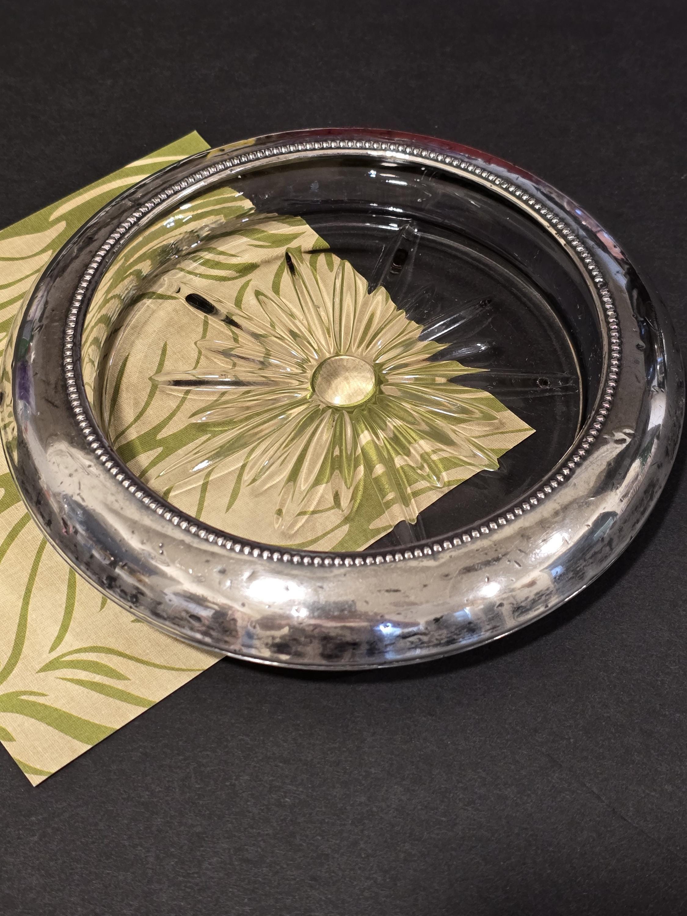 Frank Whiting Sterling Silver Coaster - Etsy
