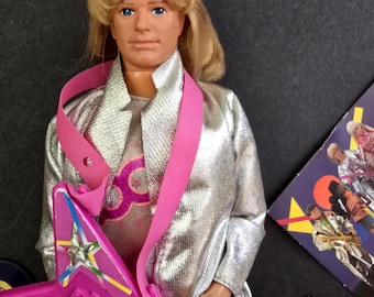 1986 Barbie and Rockers Ken by Mattel. Hot Rockin' Fun Vintage Ken Barbie