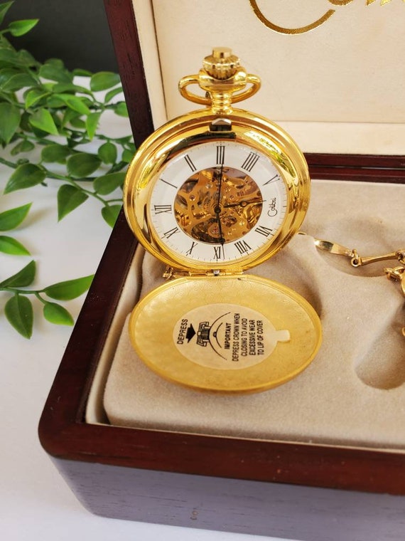 Colibri Pocket Watch Swiss Made Gold Plated ubicaciondepersonas.cdmx