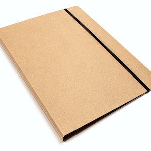 Klemmbrettmappe Natur Craft, Klemmbrettmappe A4 öko, Nachhaltig mit Stifthalter, Tasche und Blockklemme