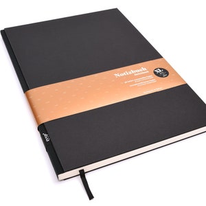 Sketchbook (A4) BerlinBook XL - B/Black
