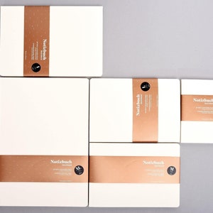 Plain notebook, notebook with perforated pages