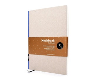 Design Notizbuch a5, handgemacht Berlin, Hardcover Skizzenbuch blanko, auch mit Logo