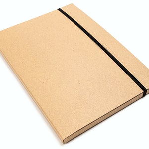 Folder A4 Natur Braun, Document folder, Writing folder, Seminar folder, Folder sustainable recycling, Folder A4