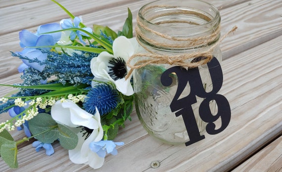 Graduation Party Decorations 2019 Tags For Mason Jars Etsy