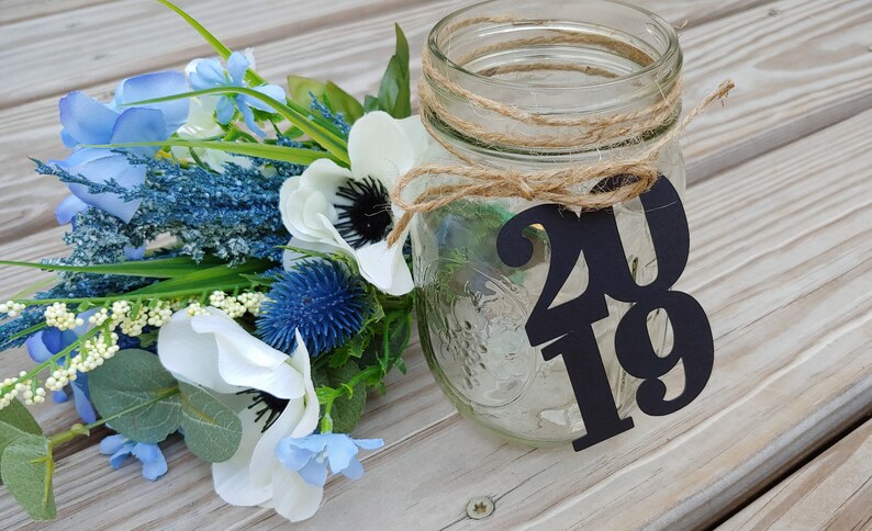 Graduation Party Decorations 2019 Tags For Mason Jars Etsy
