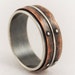Unique Mens Wedding Ring, Rustic Mens Engagement Ring, Unique Wedding For Men, Rustic Wedding Rings, Silver and Copper Ring For Men