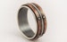 Unique Mens Wedding Ring, Rustic Mens Engagement Ring, Unique Wedding For Men, Rustic Wedding Rings, Silver and Copper Ring For Men 