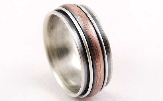 mens engagement rings etsy