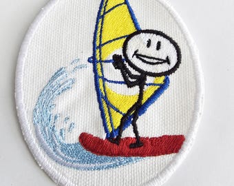 Iron-On Patch - Wind Surfer