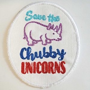 Iron-On Patch - SAVE the RHINOCEROS