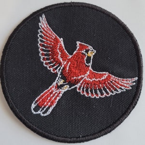 Iron-on Patch- CARDINAL