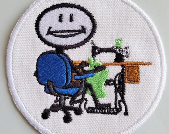 Opstrijkpatch - NAAIMACHINE