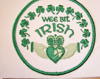 IRON-ON PATCH - Wee Bit Irish