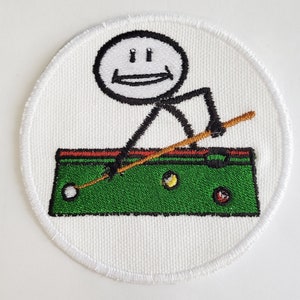 Iron-On Patch -  POOL/BILLIARDS