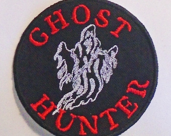 Iron-On Patch - GLOW-in-the-DARK  GHOST Hunter
