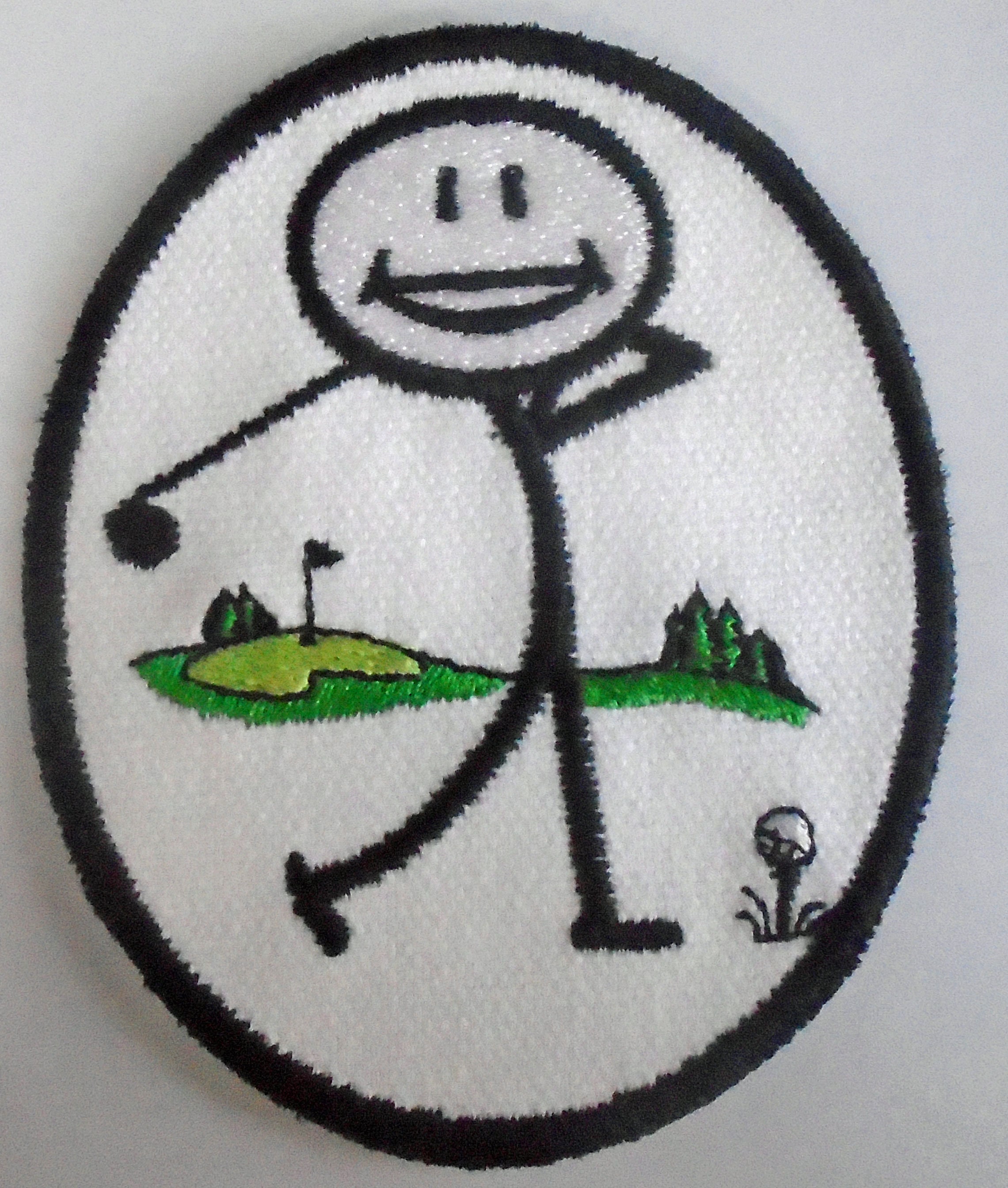 Ironon Patch GOLFER Etsy