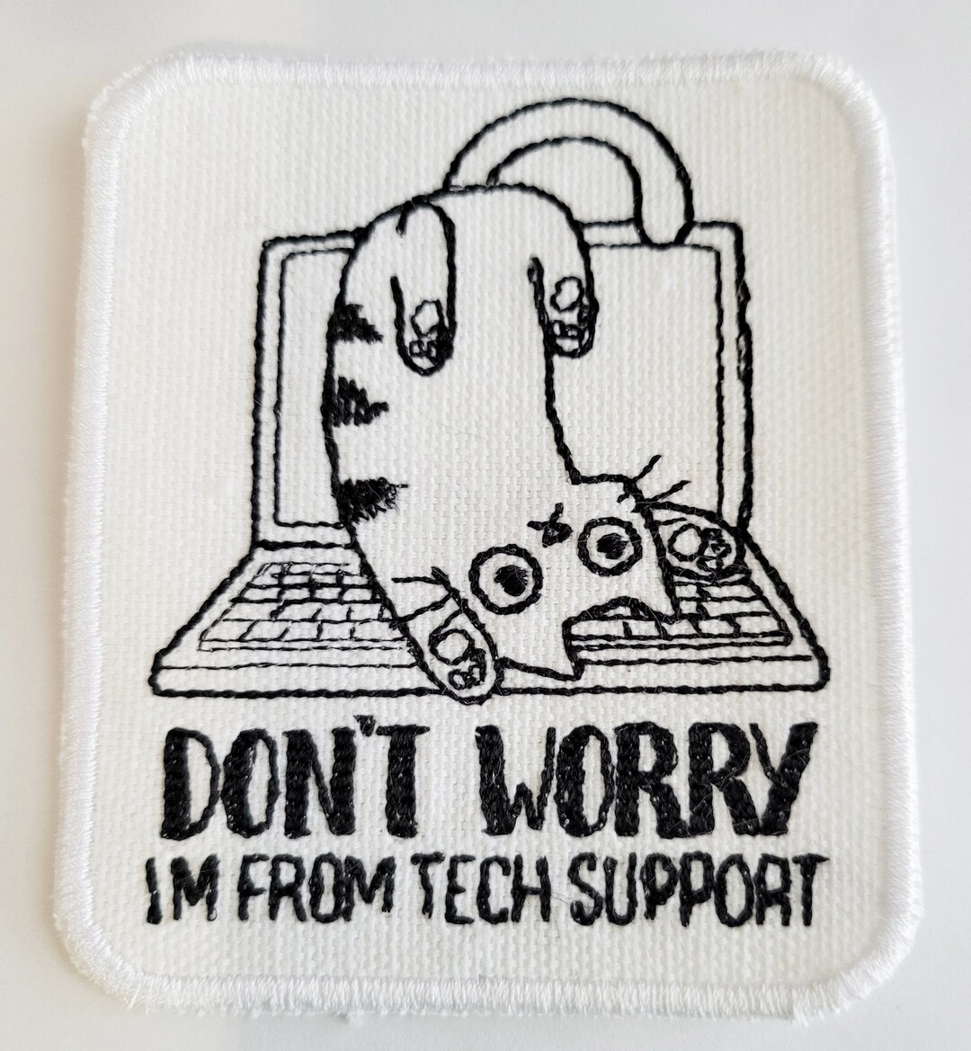 Iron-on Patch - TECH SUPPORT - Etsy