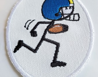 Iron-On Patch - FOOTBALL PLAYER