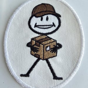 Opstrijkpatch - PAKKETBEZORGER