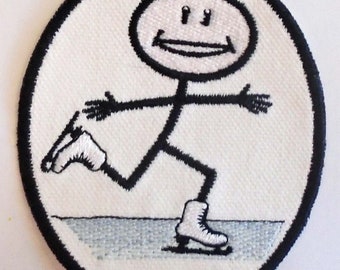 Iron-On Patch -  ICE SKATING