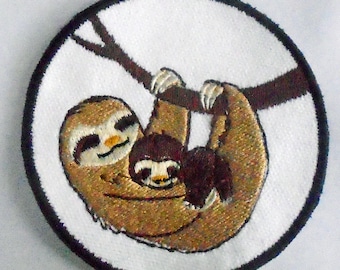 Bügelbild - FAULTIER