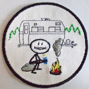 Opstrijkpatch - CAMPER