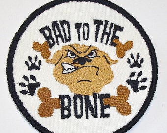 Iron-On Patch - Bad to the Bone