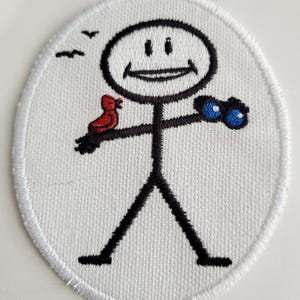 Iron-On Patch - BIRD WATCHING