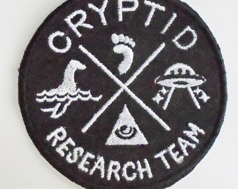 Iron-On Patch - CRYPTID RESEARCH TEAM