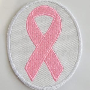 Iron-On Patch - CANCER SUPPORT RIBBON