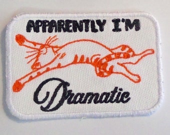 Iron-On Patch - DRAMATIC CAT