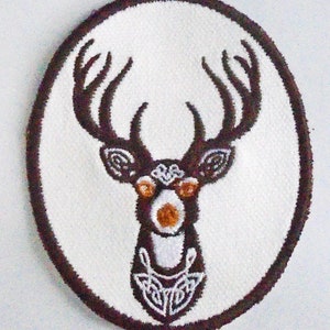 Iron-On Patch -  CELTIC DEER