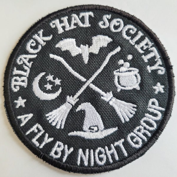 Iron-On Patch - BLACK HAT SOCIETY