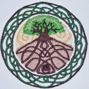 Iron-On Patch - CELTIC TREE of LIFE