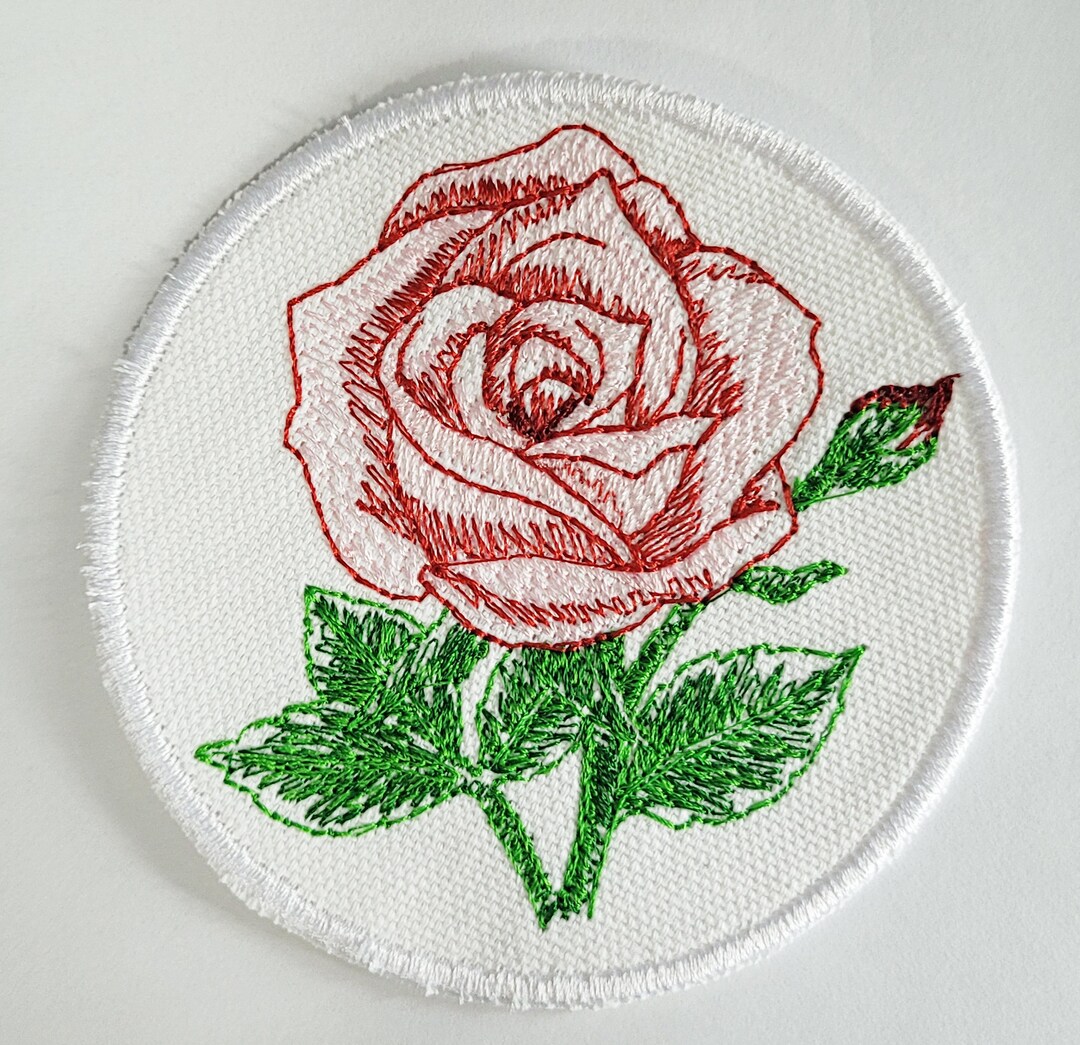 Fort Rose Patch Iron-on Patch - ROSE - Etsy