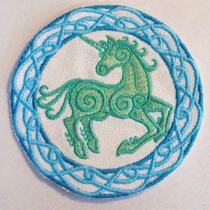 Iron-On Patch - CELTIC UNICORN