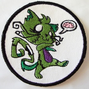 Iron-On Patch - ZOMBIE KITTY