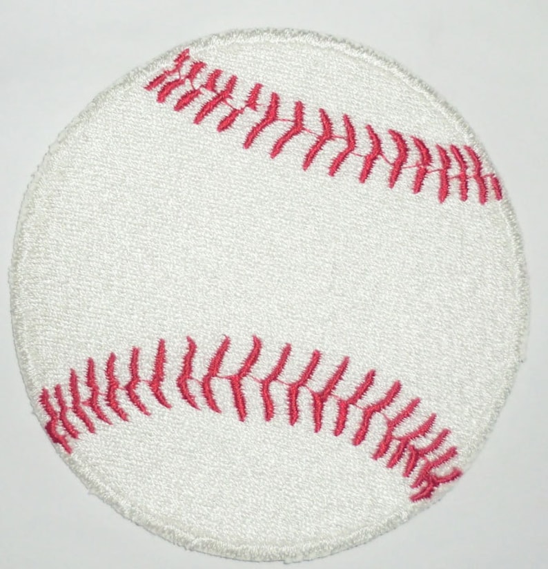 Ironon Patch BASEBALL Etsy