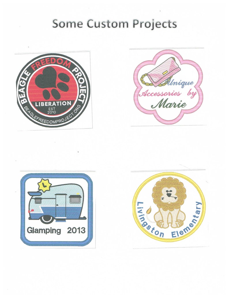 Custom Made Iron-on Patches - Etsy