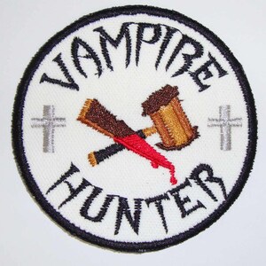 Iron-On Patch - VAMPIRE HUNTER