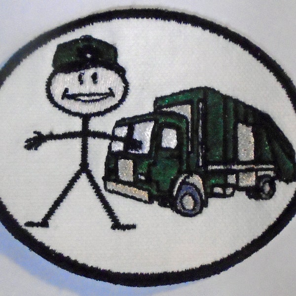 Iron-On Patch - TRASH TRUCK