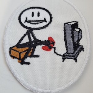 Iron-On Patch - VIDEO GAME PLAYER