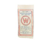 Vintage Cloth Feed Bag, Poultry Grain Sack, Reading Milling Co., PA, S107