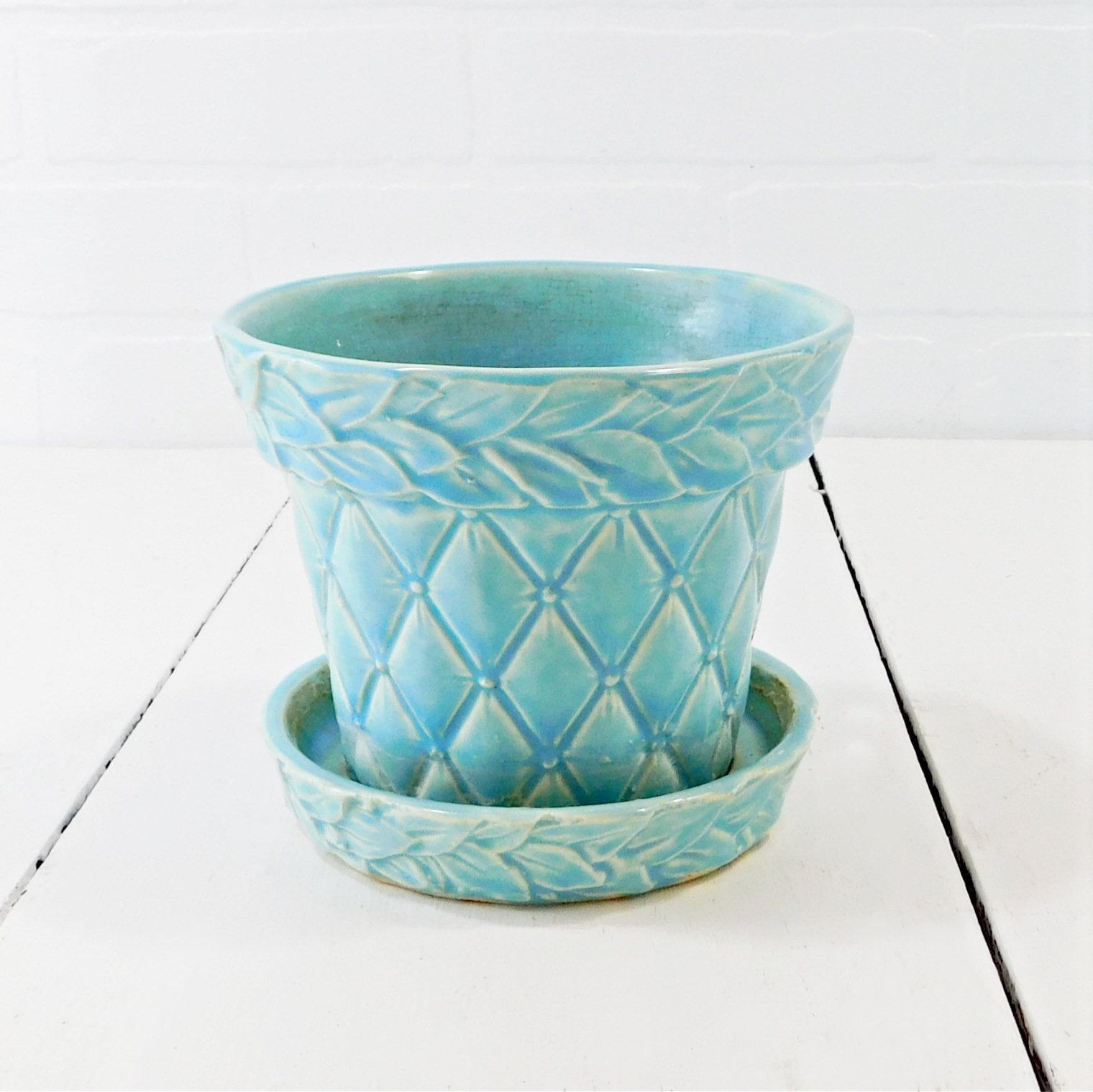 vintage mccoy flower pots