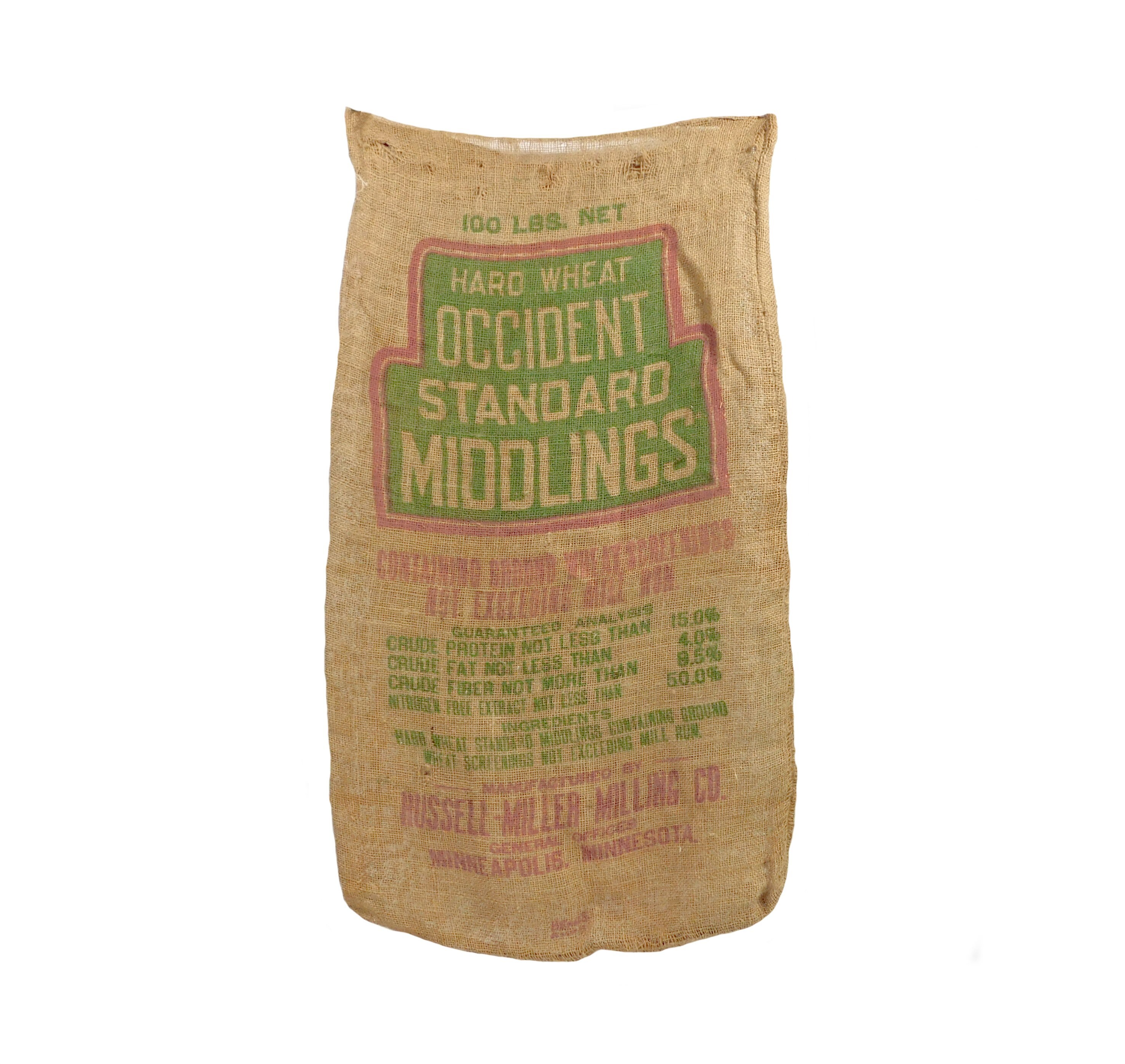 Burlap feed sacks sale