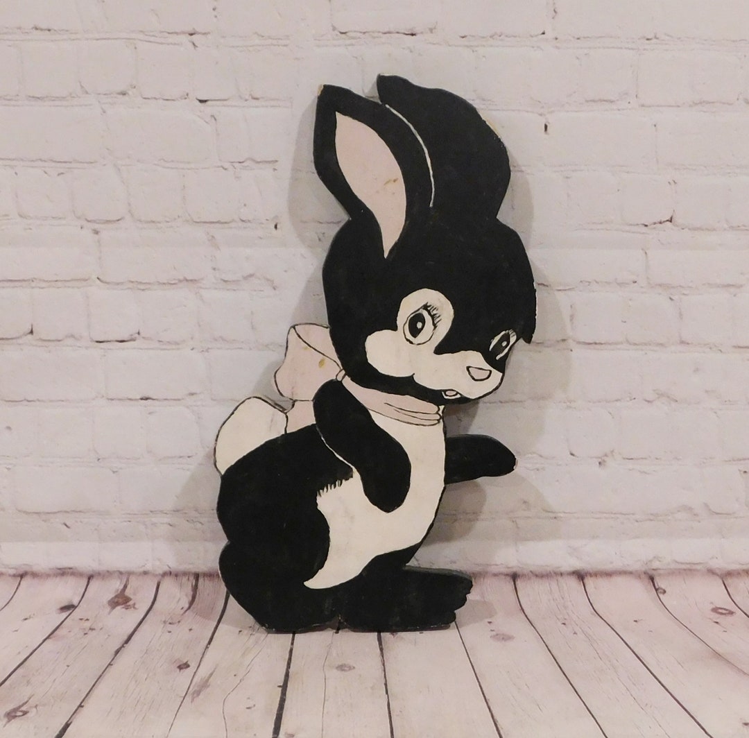 Vintage Wooden Rabbit Cutout, Garden Decor, 17 1/4h - Etsy